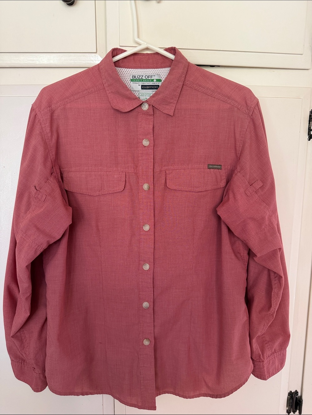 Exofficio Women's Button-Down Shirt — Rose